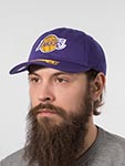 Бейсболка MITCHELL NESS арт. HD9369-LALPURP Los Angeles Lakers NBA (фиолетовый)